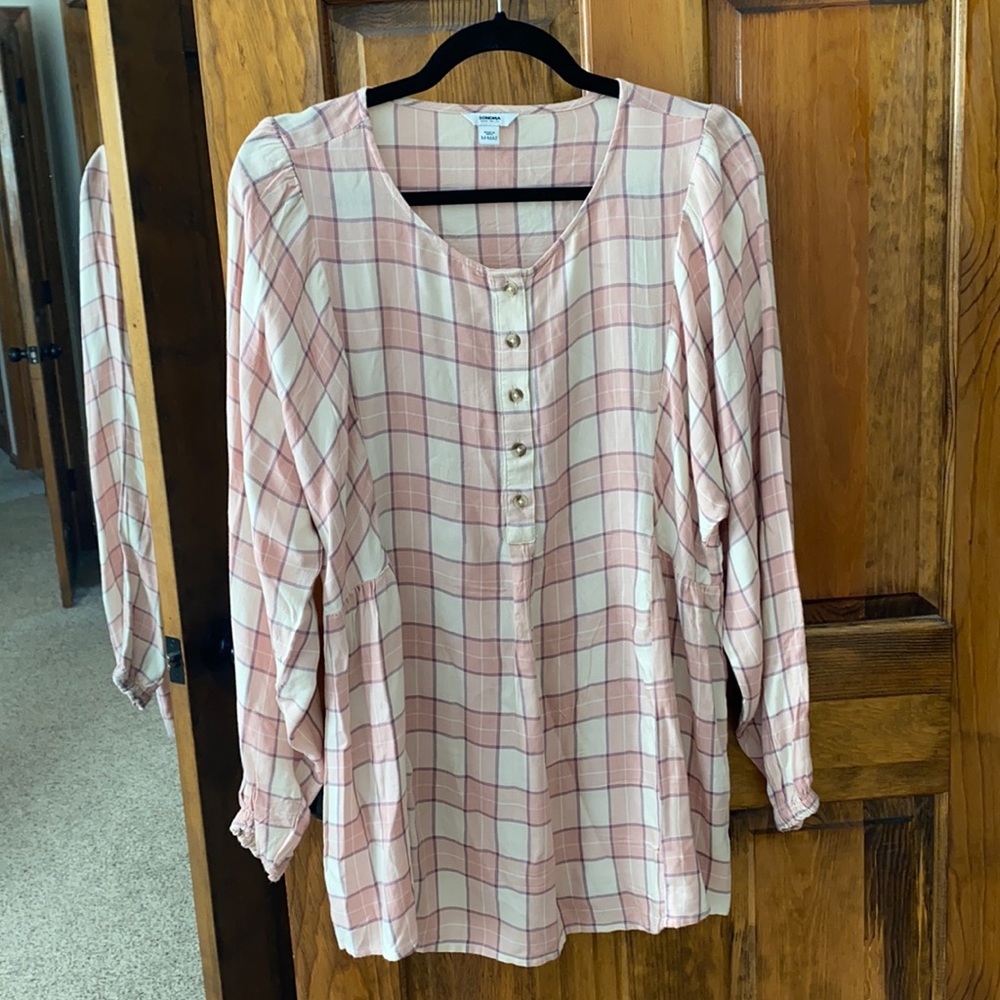 Sonoma maternity flannel